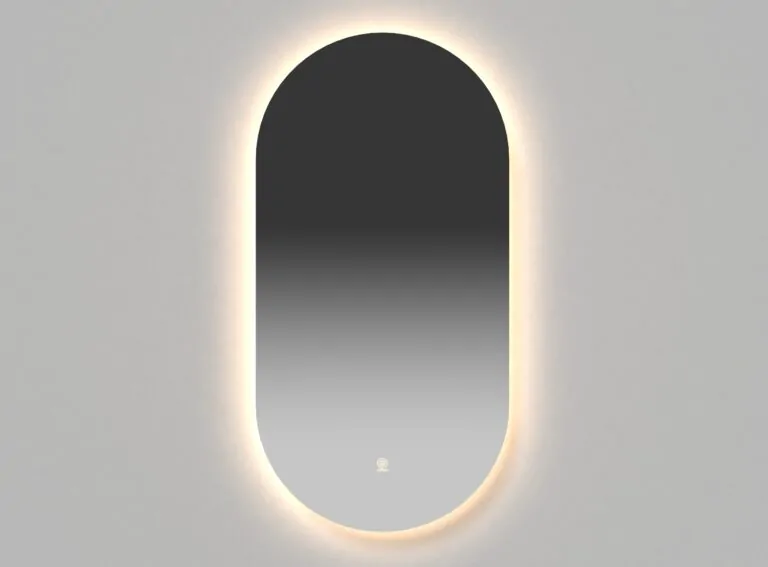 آیینه لمسی پشت نور-لوبیایی (یک گزینه را انتخاب کنید)